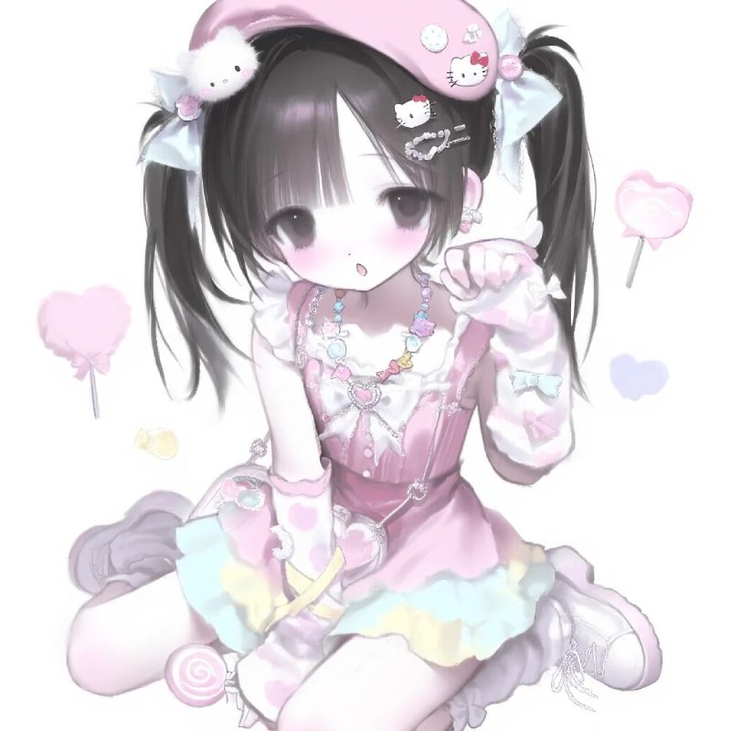 bộ sưu tập hello kitty anime đẹp