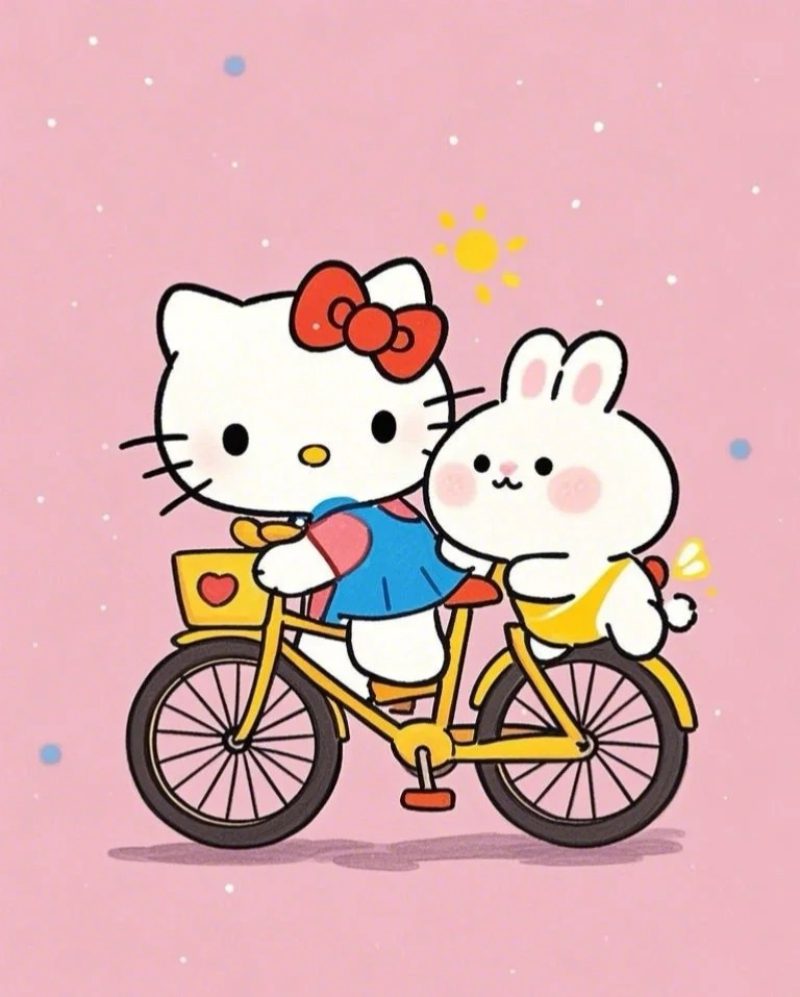 hello kitty anime ảnh dễ thương đáng yêu