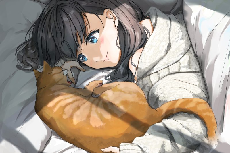 hình ảnh mèo anime cute nhất
