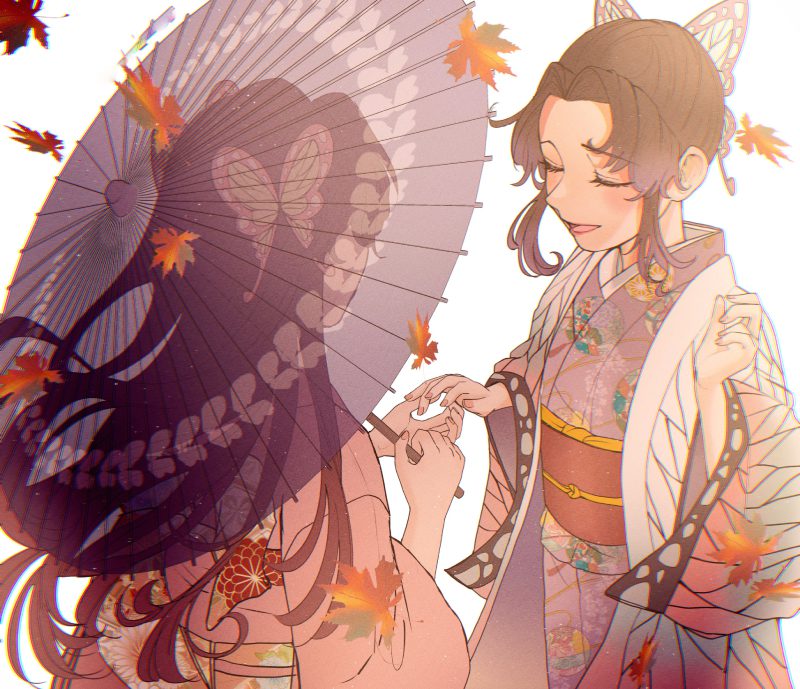 ảnh shinobu và mitsuri 1