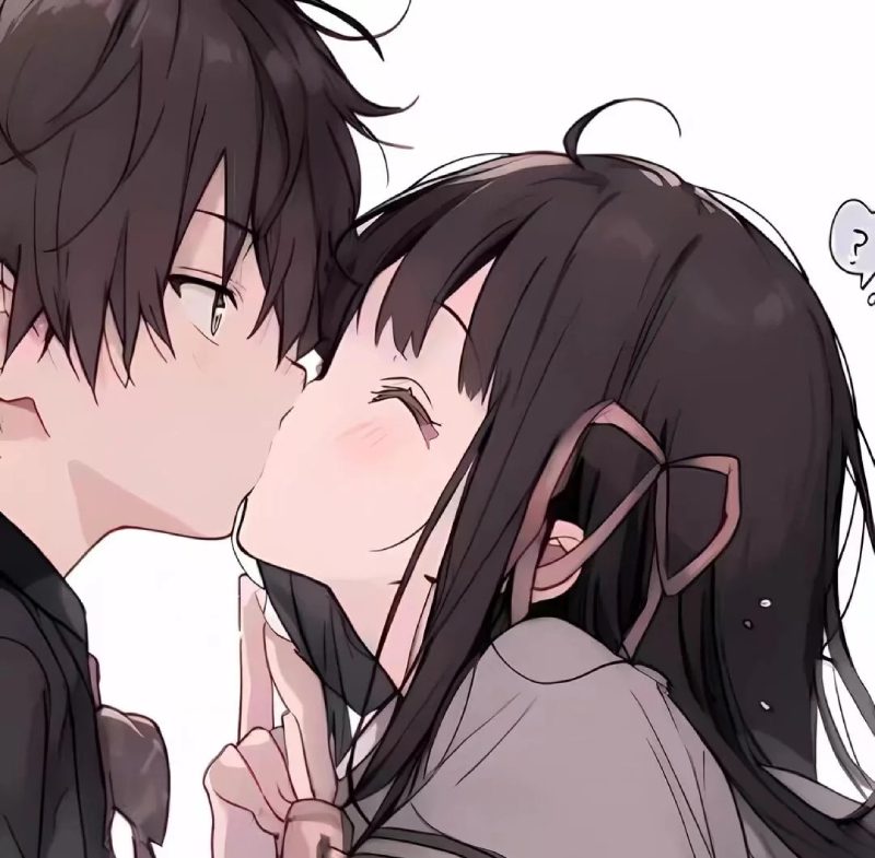 cảnh anime hôn nhau dễ thương