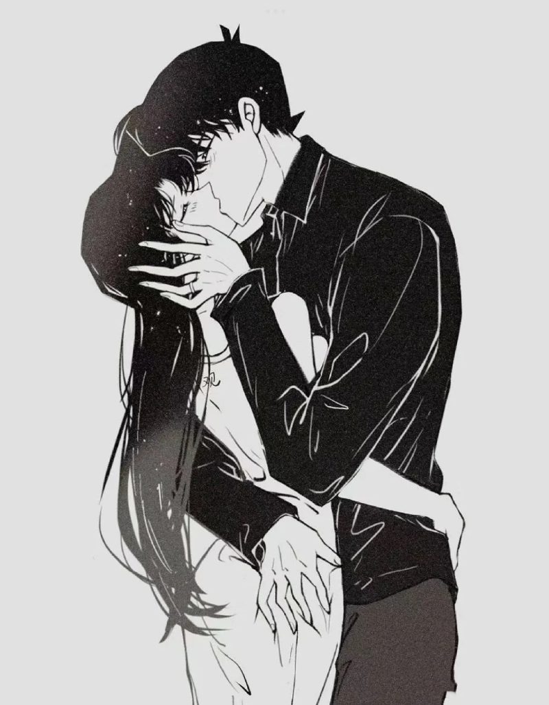 cặp đôi anime hôn nhau đẹp