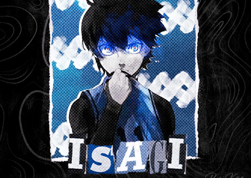Hình ảnh isagi anime cầu thủ bóng đá xuất sắc