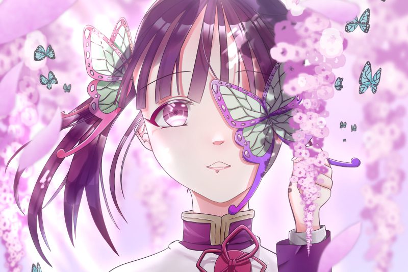 kanao anime với biểu cảm lạnh lùng quyến rũ