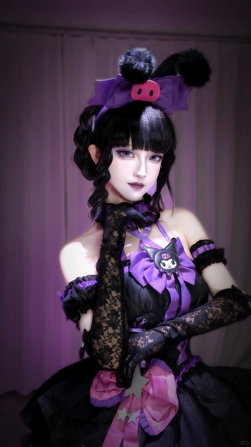 kuromi cosplay fan art
