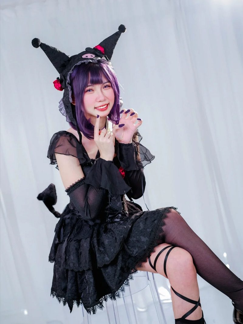 kuromi cosplay trang phục búp bê