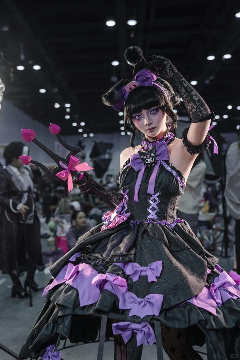 kuromi cosplay tại sự kiện