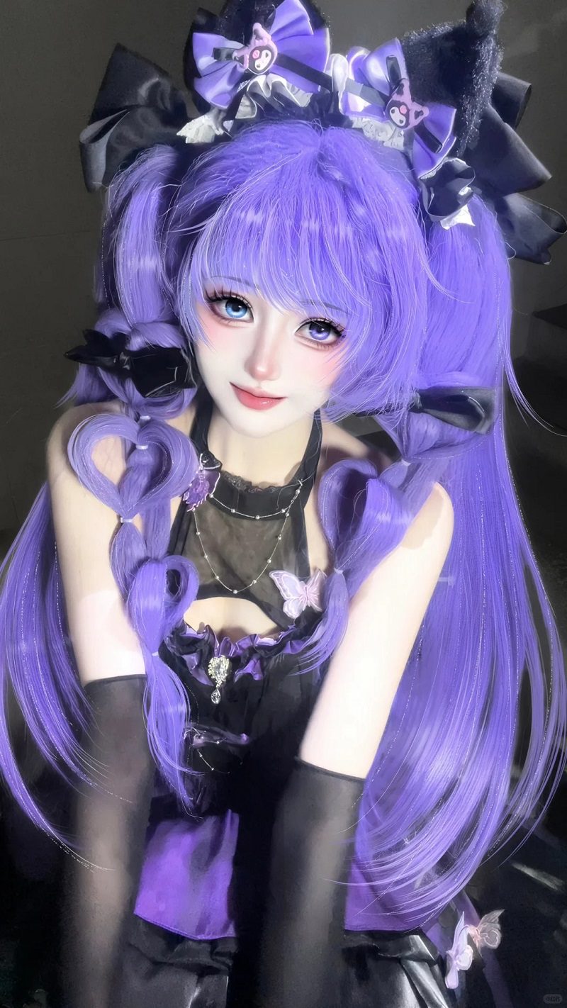 kuromi cosplay cực cute
