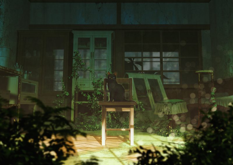 ảnh nền mèo anime ngầu