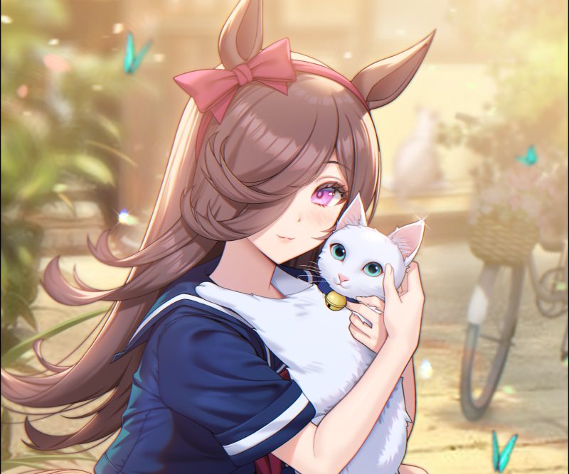 hình mèo anime avatar dễ thương