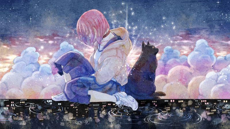 mèo anime wallpaper