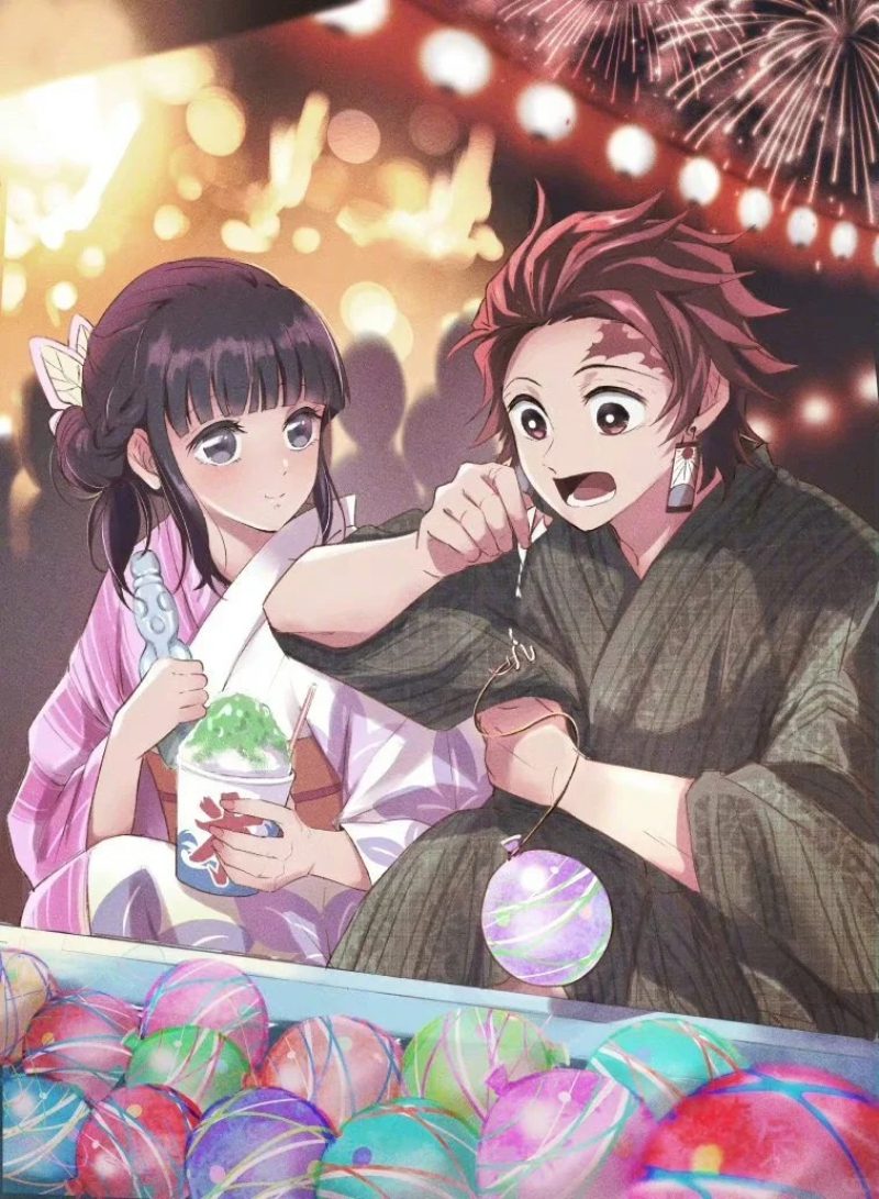 nezuko and tanjiro cute