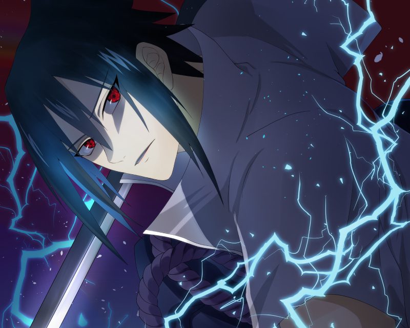 Hình ảnh Sasuke mạnh mẽ anime