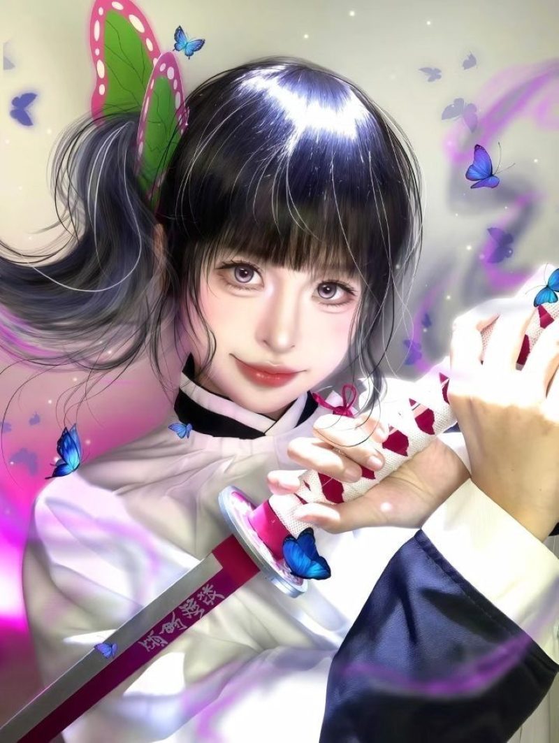 Ảnh hóa trang Shinobu cực đỉnh