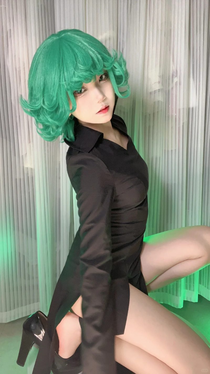 cosplay tatsumaki chi tiết trang phục