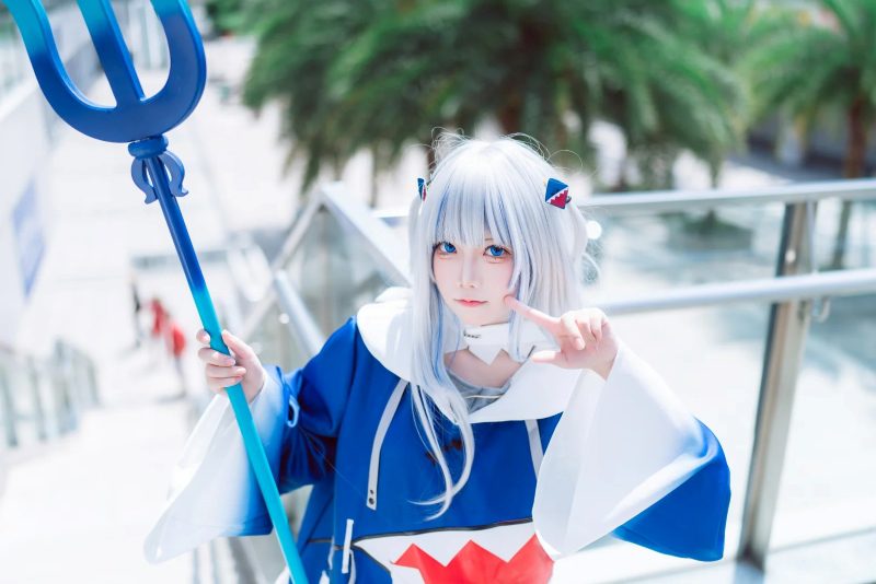 Yaoyaoqwq Gawr Gura cosplay đẹp 2025