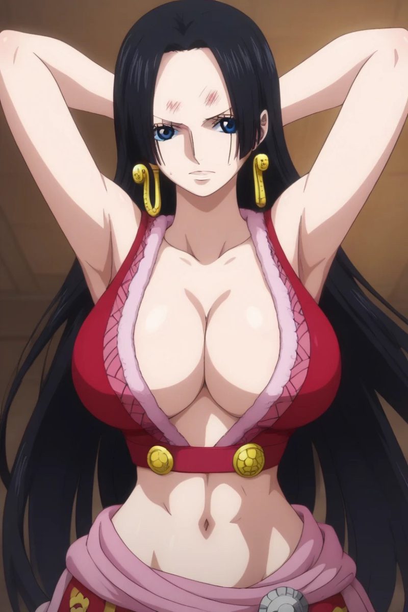 ảnh boa hancock sexy trong tư thế khiêu gợi