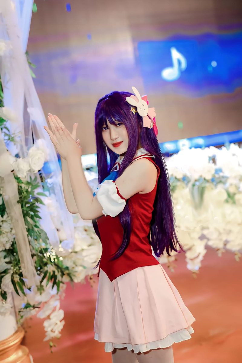 coser cosplay Ai Hoshino bản anime chuẩn từng chi tiết