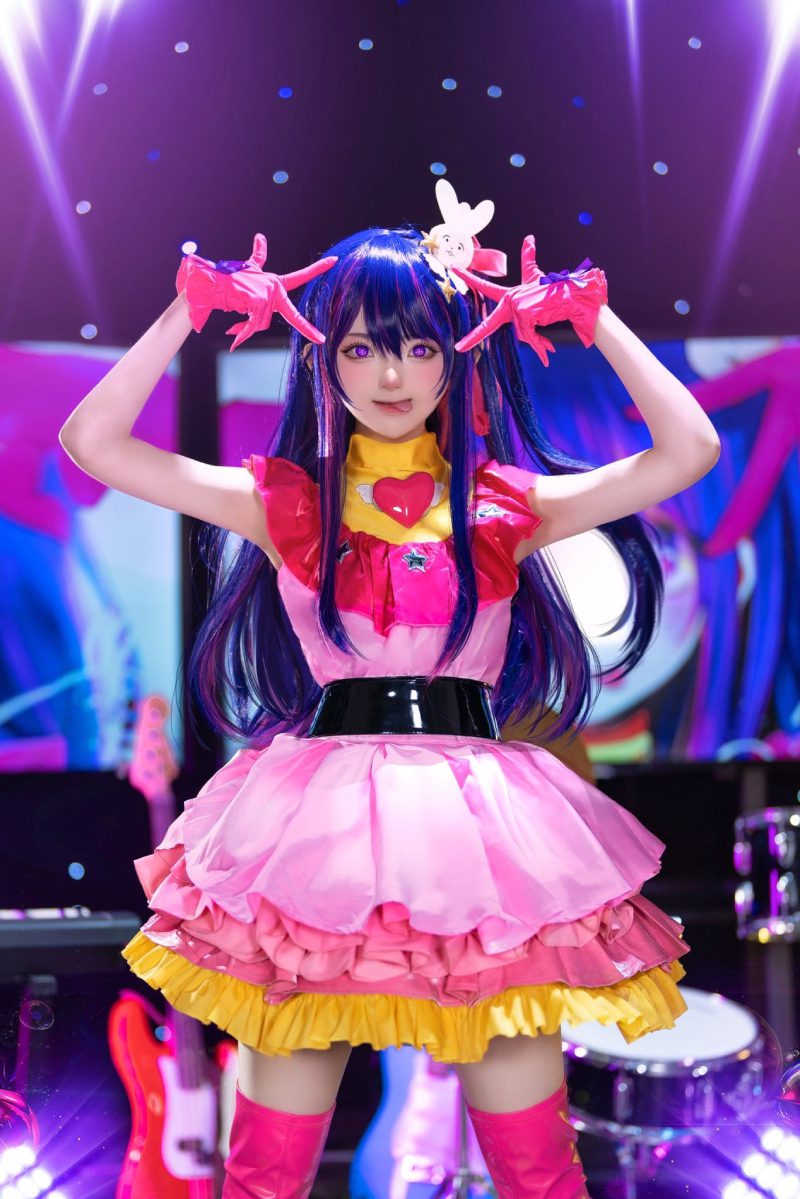 ảnh cosplay Ai Hoshino đẹp xuất sắc như bước ra từ anime