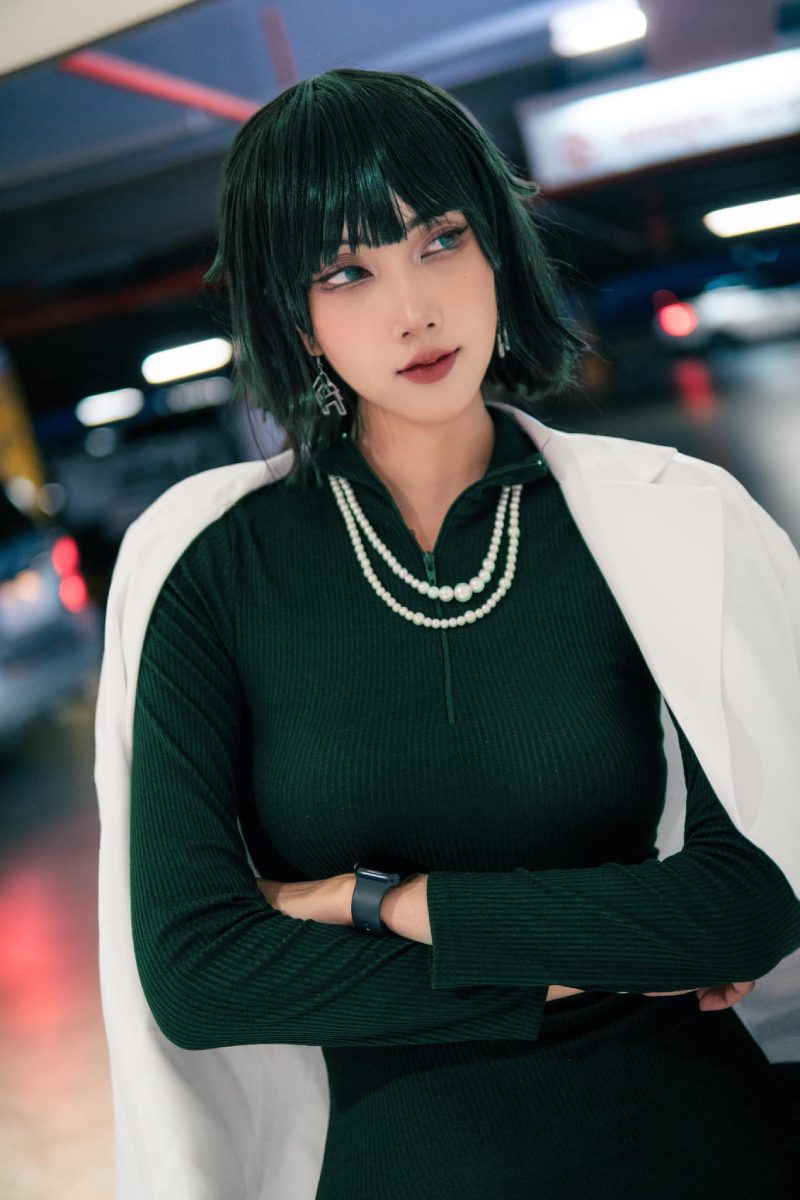 hình cosplay fubuki ngầu phong cách dark