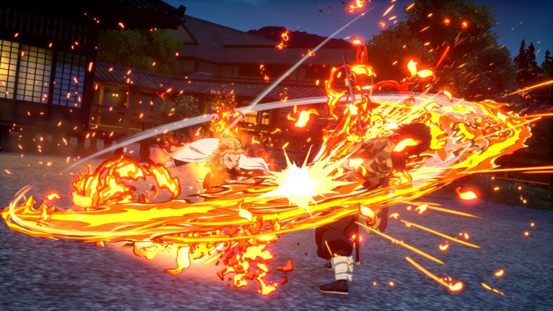 Hình ảnh Rengoku vs Akaza