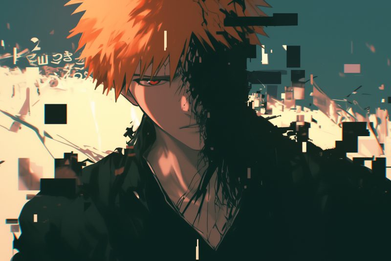 ảnh ichigo đứng giữa chiến trường
