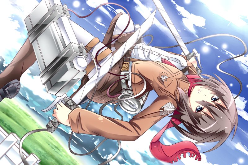 hình ảnh mikasa ackerman đẹp mọi góc độ