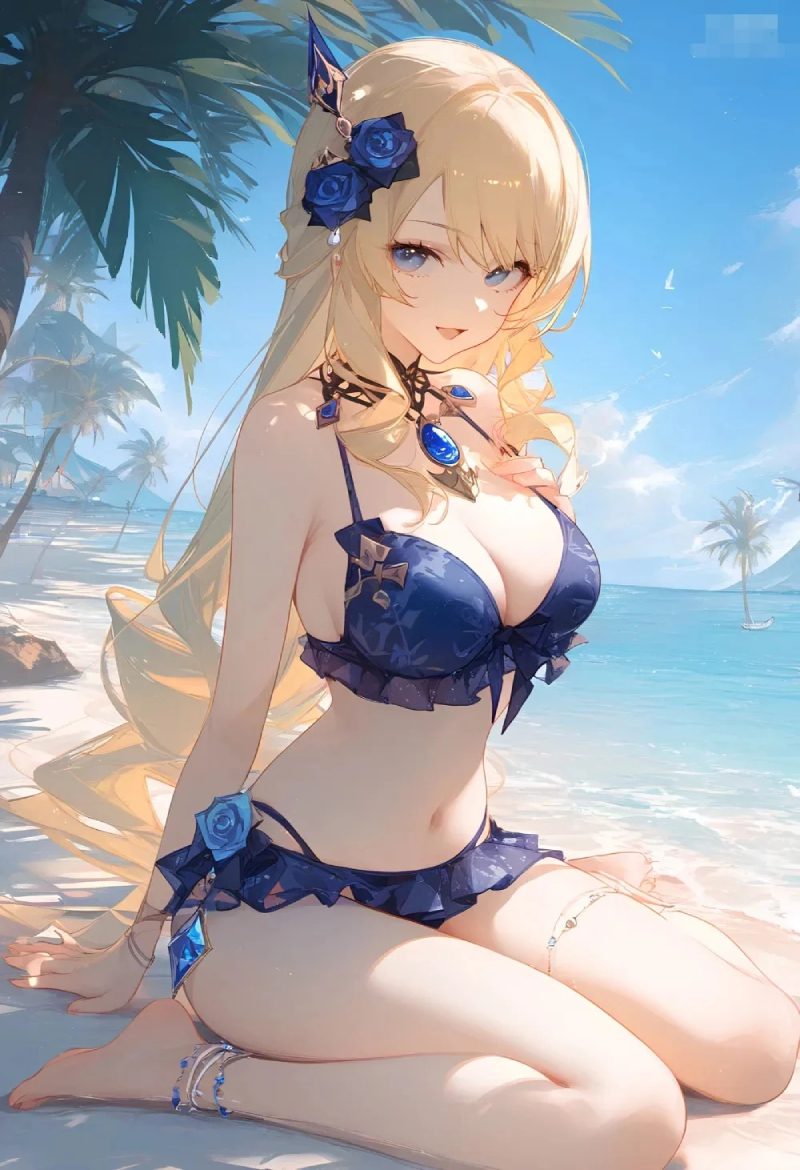 ảnh anime mặc bikini