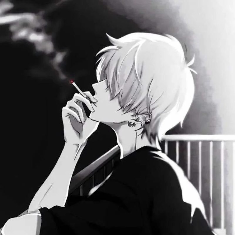 ảnh anime nam buồn 1