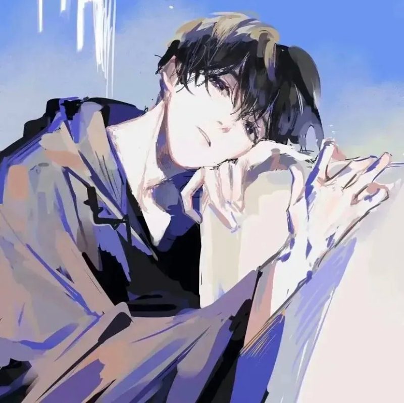 ảnh anime nam buồn 24
