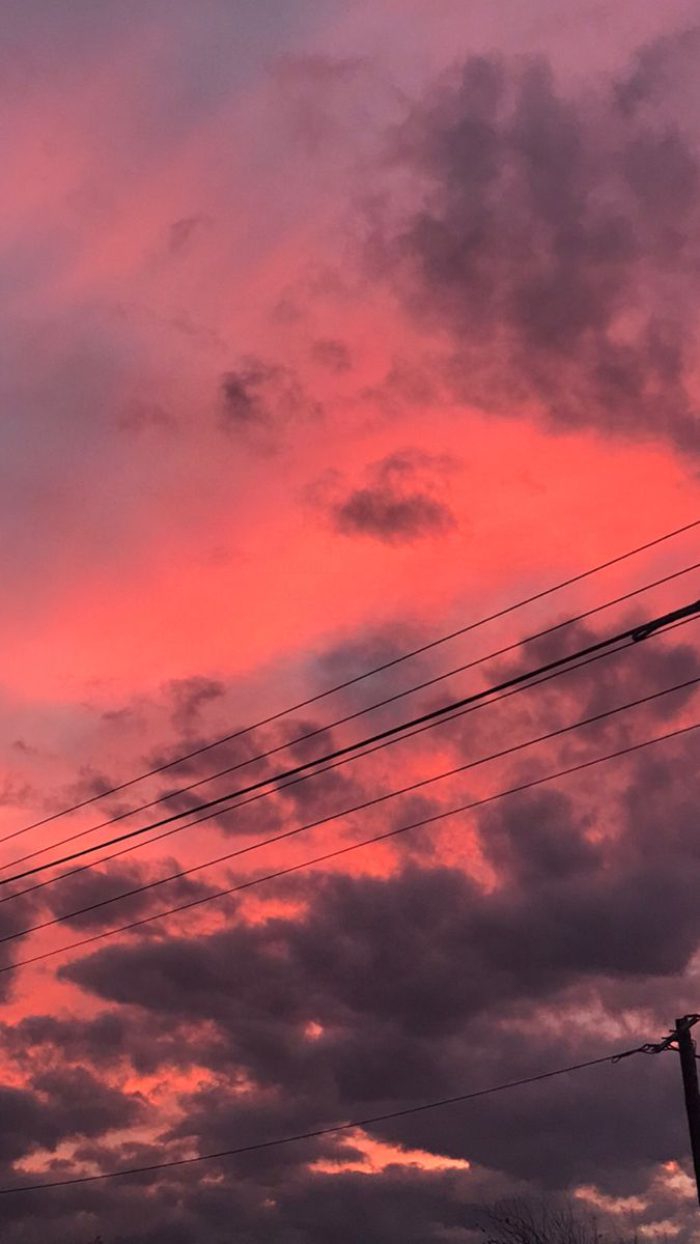 ảnh bầu trời đẹp màu hồng​ 1