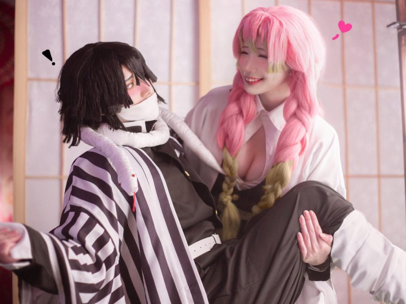 ảnh cosplay obanai sắc lạnh