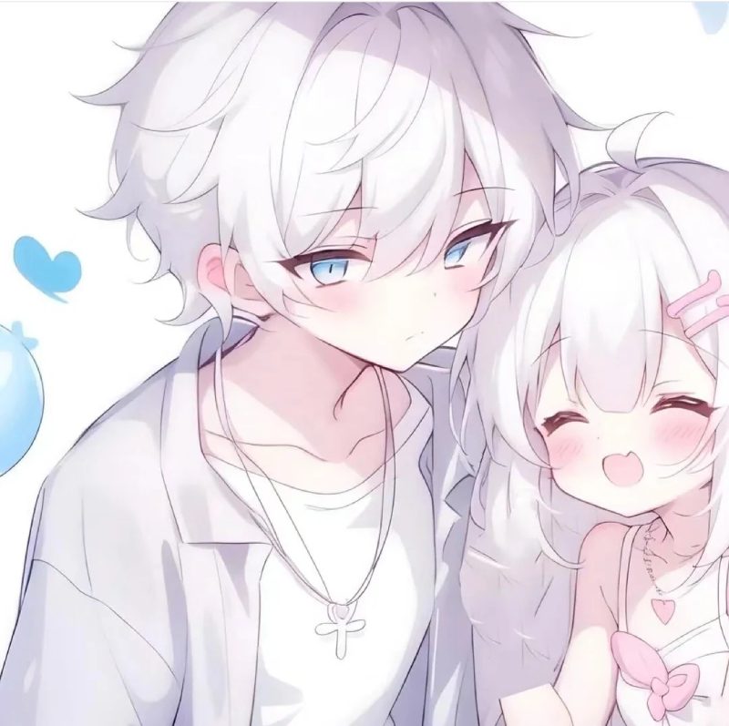 ảnh cặp đôi anime cắt cực dễ thương cho avatar