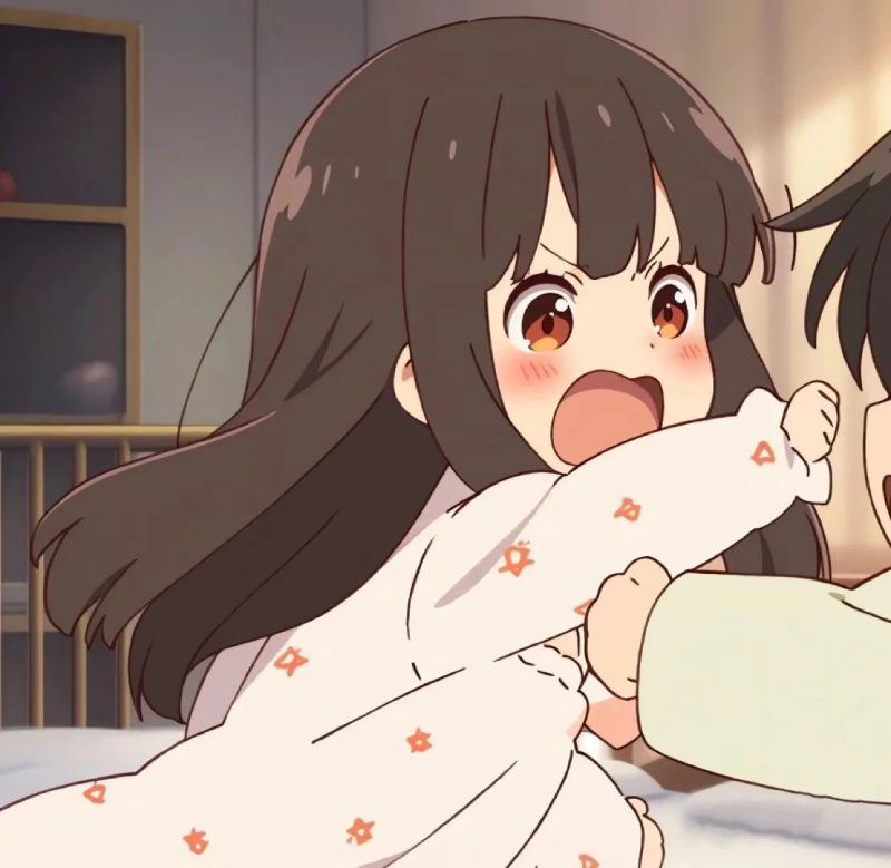 ảnh anime cặp đôi phong cách chia đôi