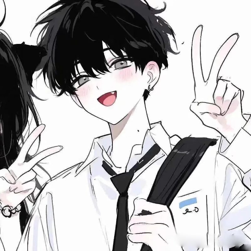 ảnh anime chia nửa trái tim cho hai người