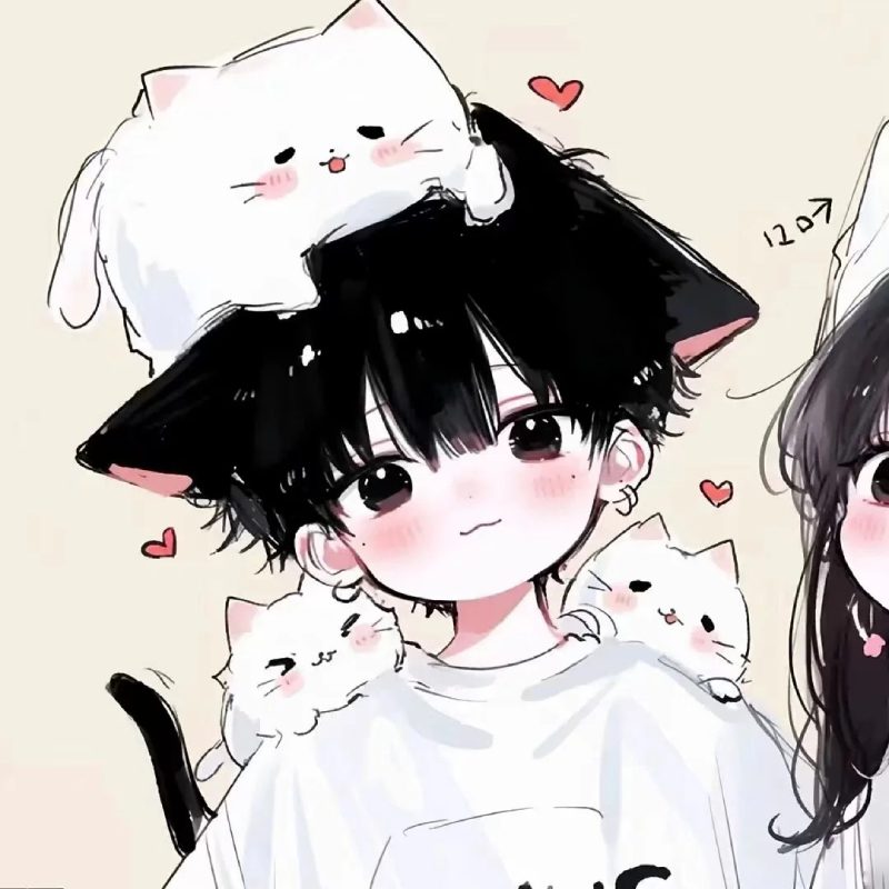 anime cặp đôi chia avatar cực cute