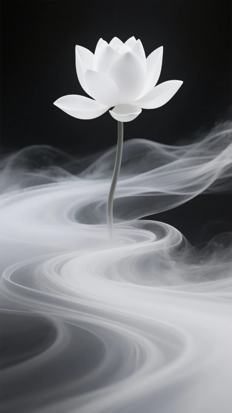 ảnh hoa sen nền đen 1