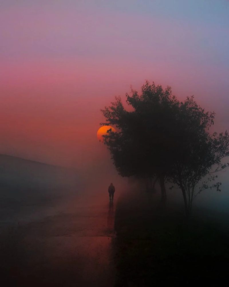 ảnh hoàng hôn buồn 18