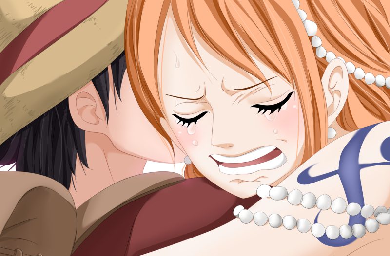 ảnh nami và luffy 1 