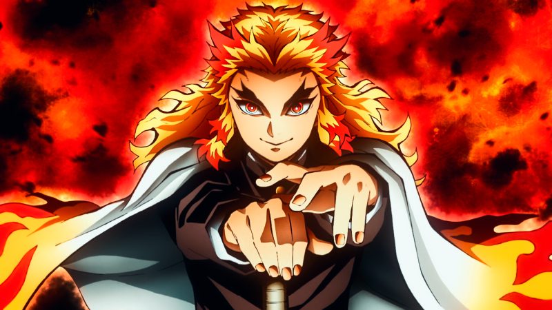 ảnh Rengoku anime cực cháy