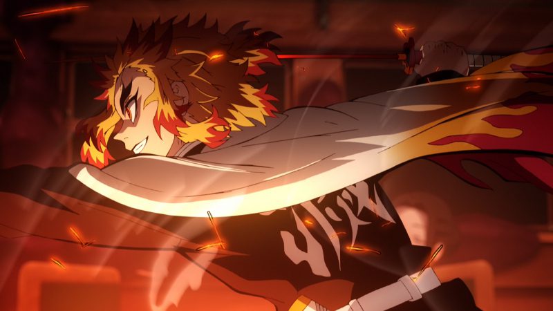 ảnh Rengoku anime cực mạnh mẽ