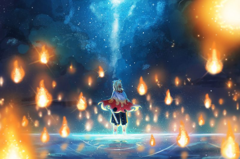 ảnh Rengoku cực chất làm avatar