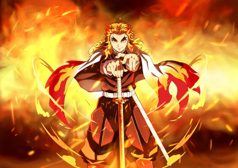 bộ sưu tập ảnh Rengoku đẹp ngầu
