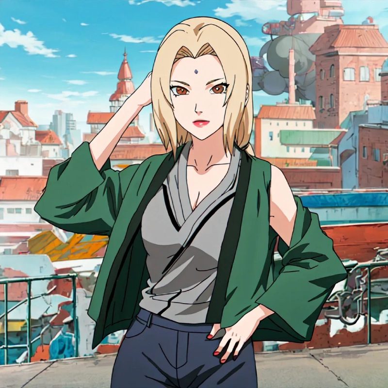 tsunade ảnh đẹp quyến rũ từng centimet