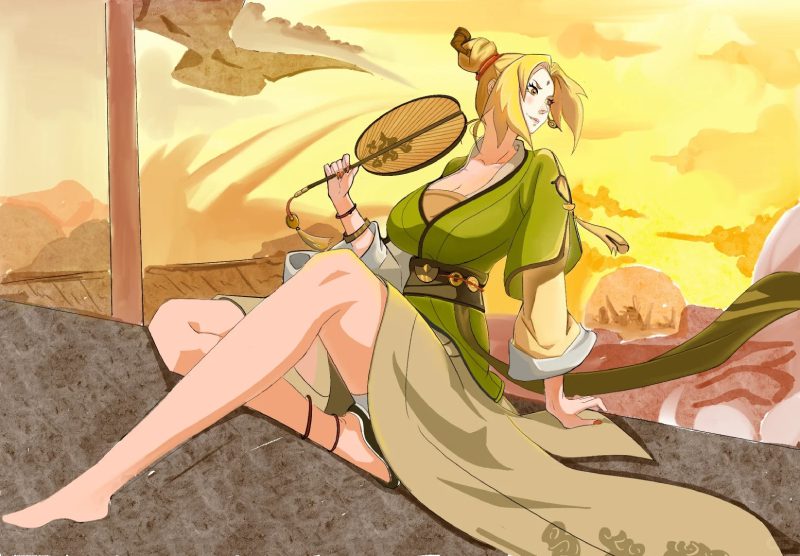 hình ảnh tsunade hokage mạnh mẽ