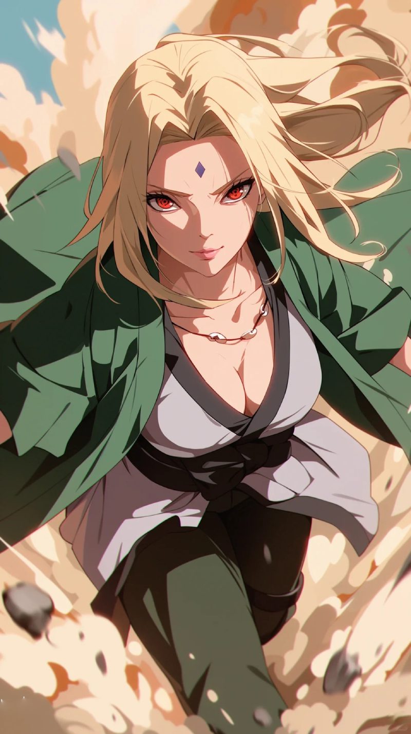 hình tsunade chiến đấu cực mạnh