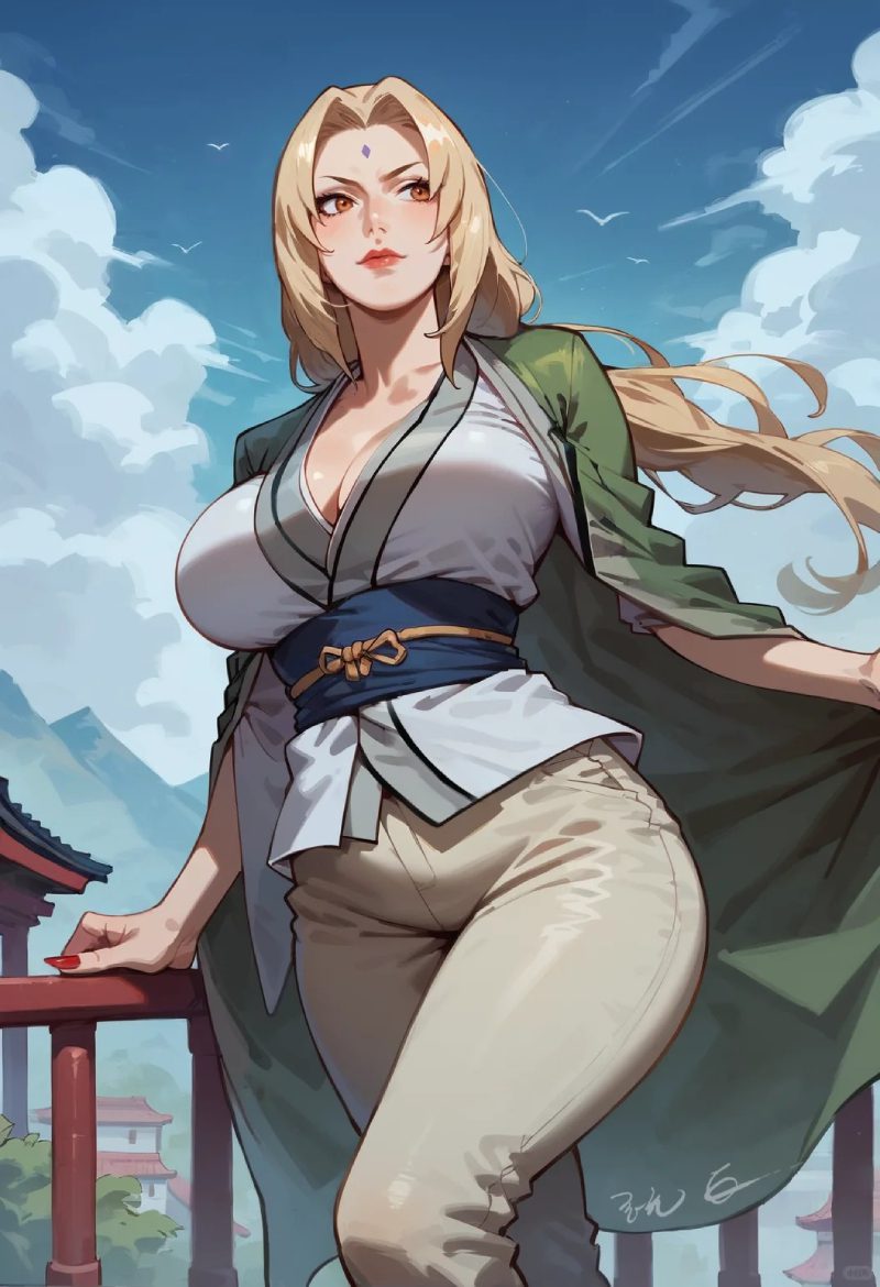 hình tsunade cute đáng yêu