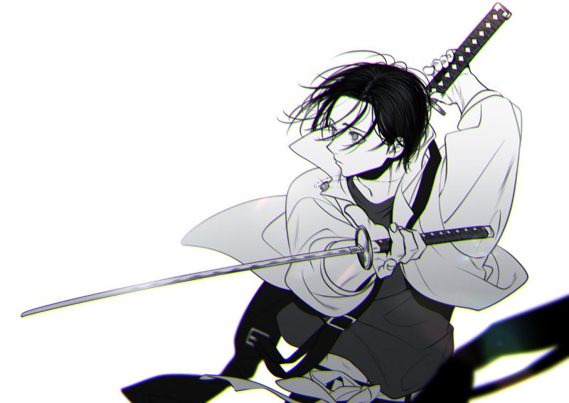 ảnh yuta trắng đen