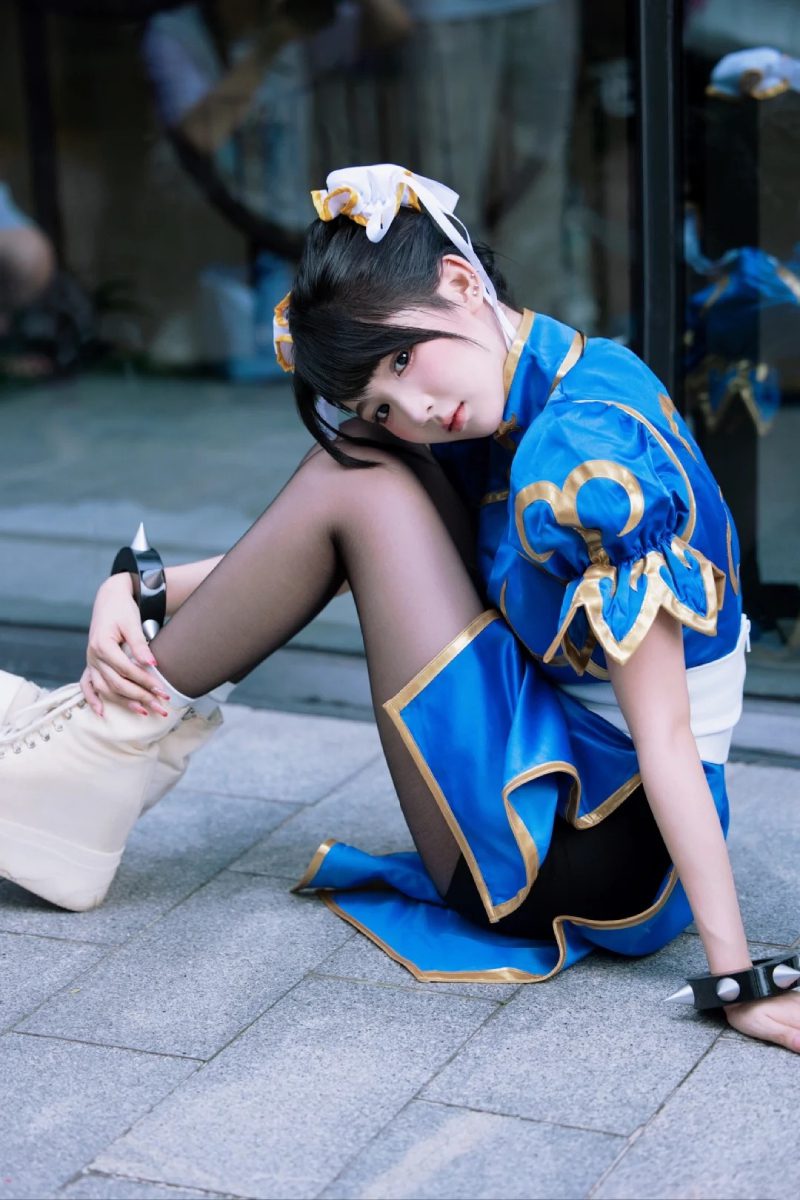 hình cosplay chun li đẹp rụng tim