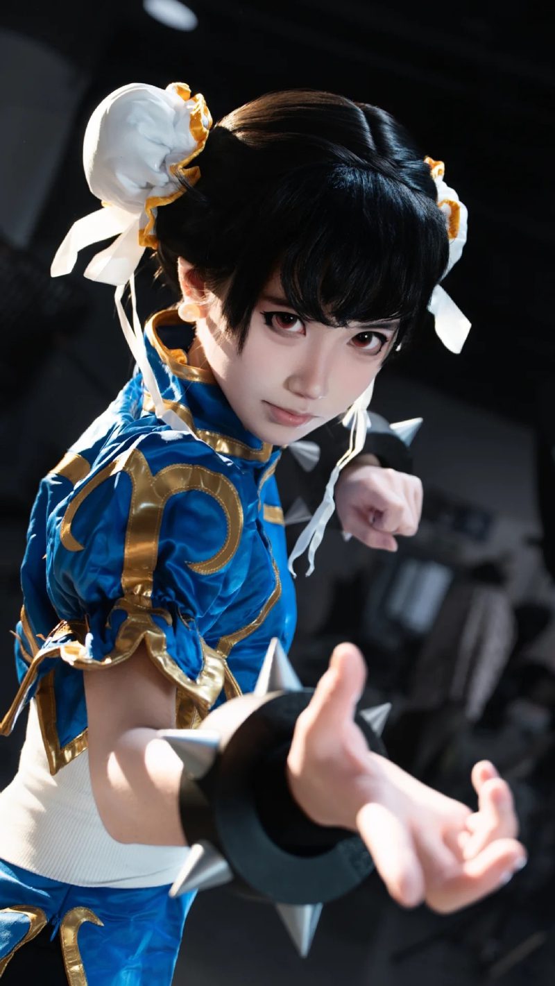 ảnh cosplay chun li chân thực như phim